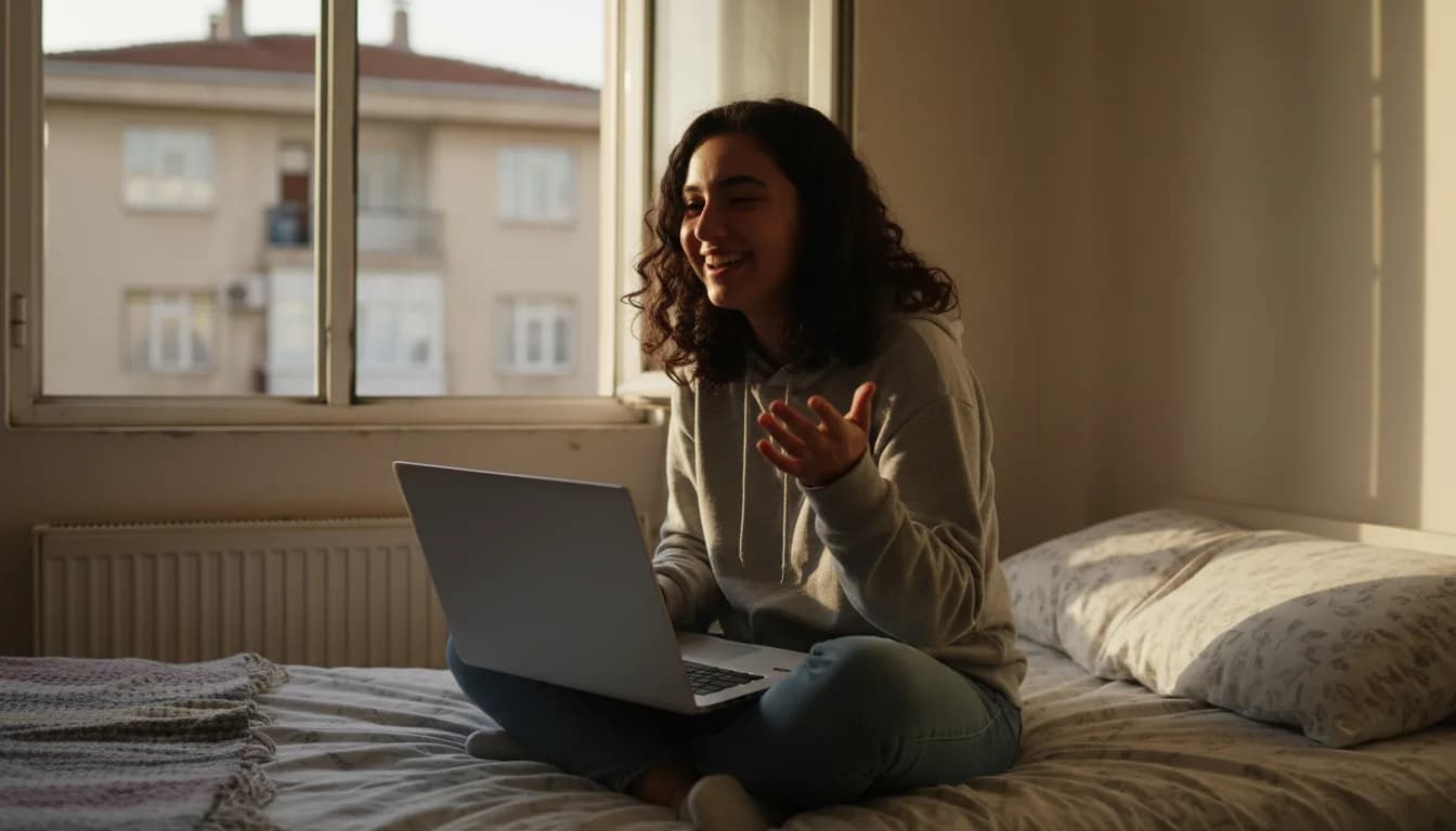 İl dışından online görüşmeyle Work and Travel başvurusu yapan üniversite öğrencisi